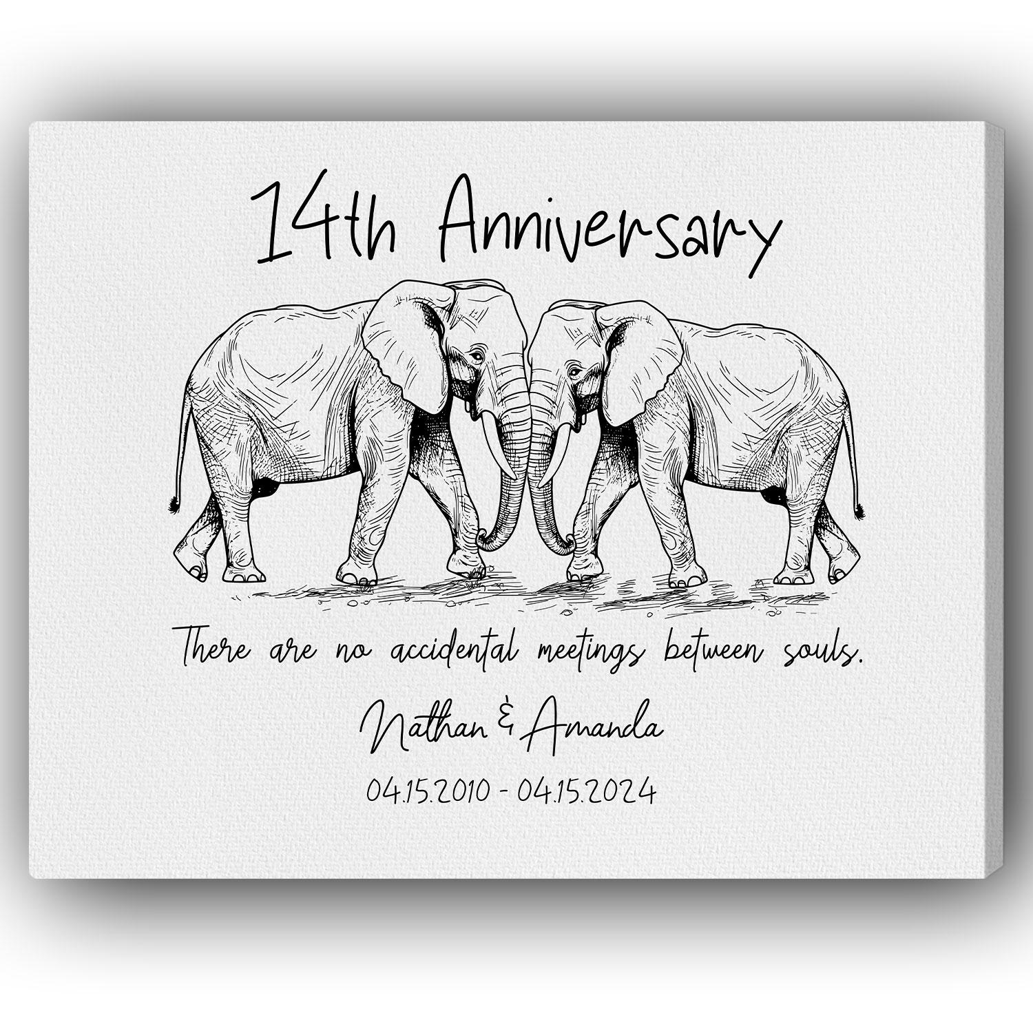 No Accidental Meetings Between Souls - Personalized 14 Year 