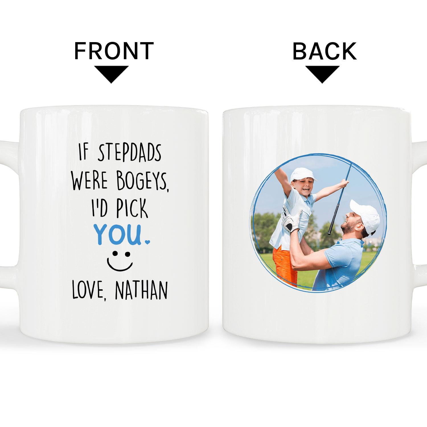 If Step Dad Were Bogeys Personalized Father's Day, Birthday or