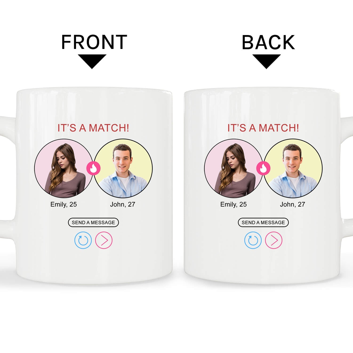 I've Met My Match, 11oz funny valentine mug, mug for boyfriend, mug for  girlfriend, valentines day gift, gift for valentine, for him