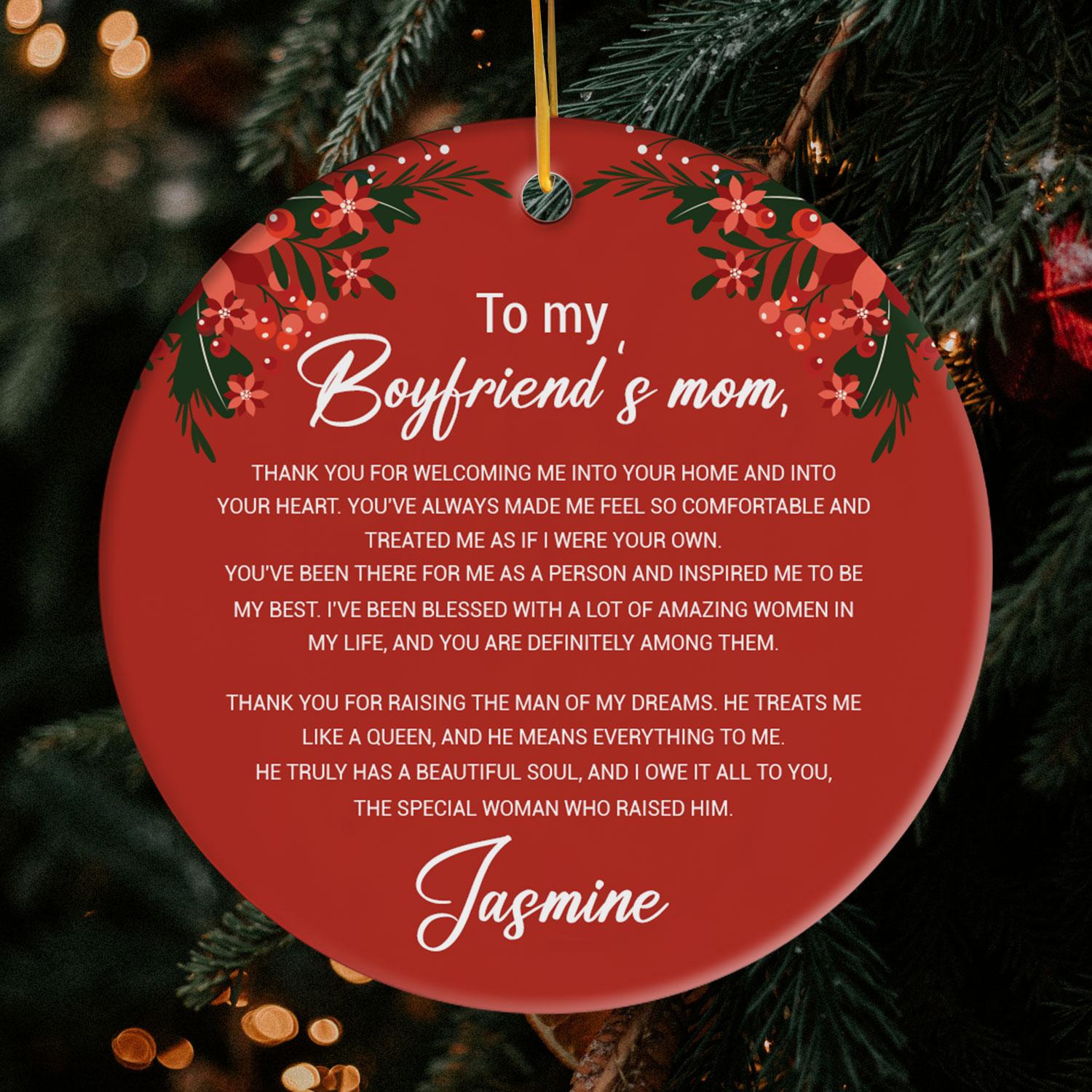 Christmas Card Mothers Day Card For Boyfriends Mom Funny Greeting