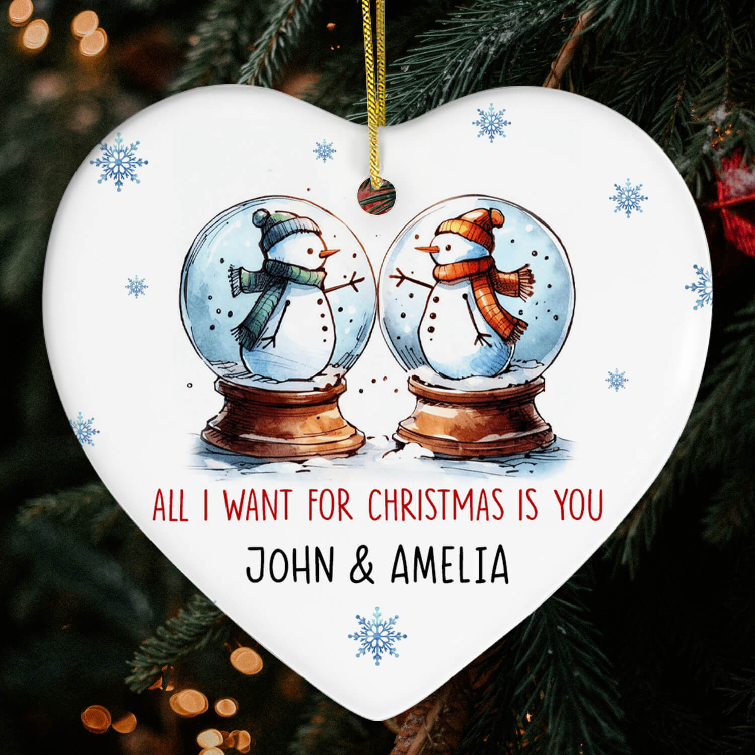 All I Want For Christmas Is You Personalized Christmas gift For