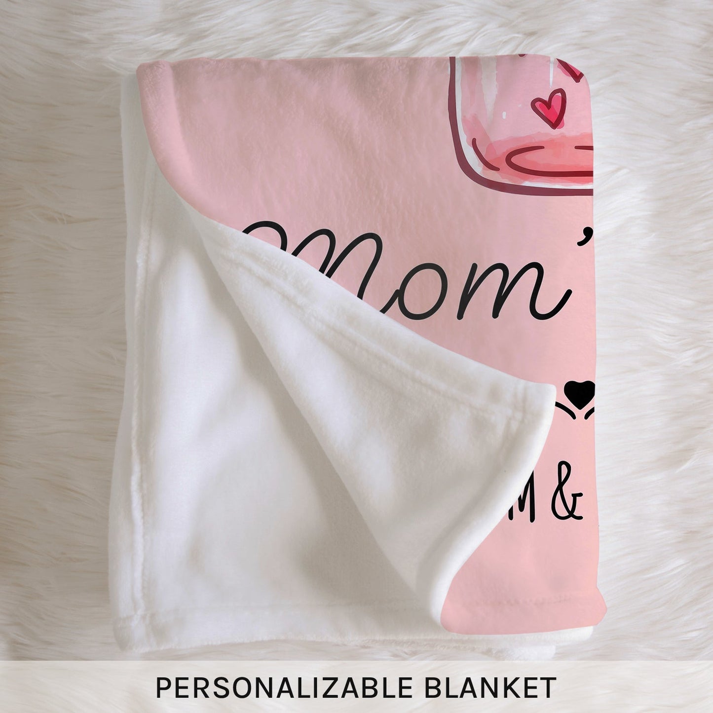 Mom's Hug - Personalized Mother's Day, Birthday, Valentine's Day or Christmas gift For Mom - Custom Blanket - MyMindfulGifts