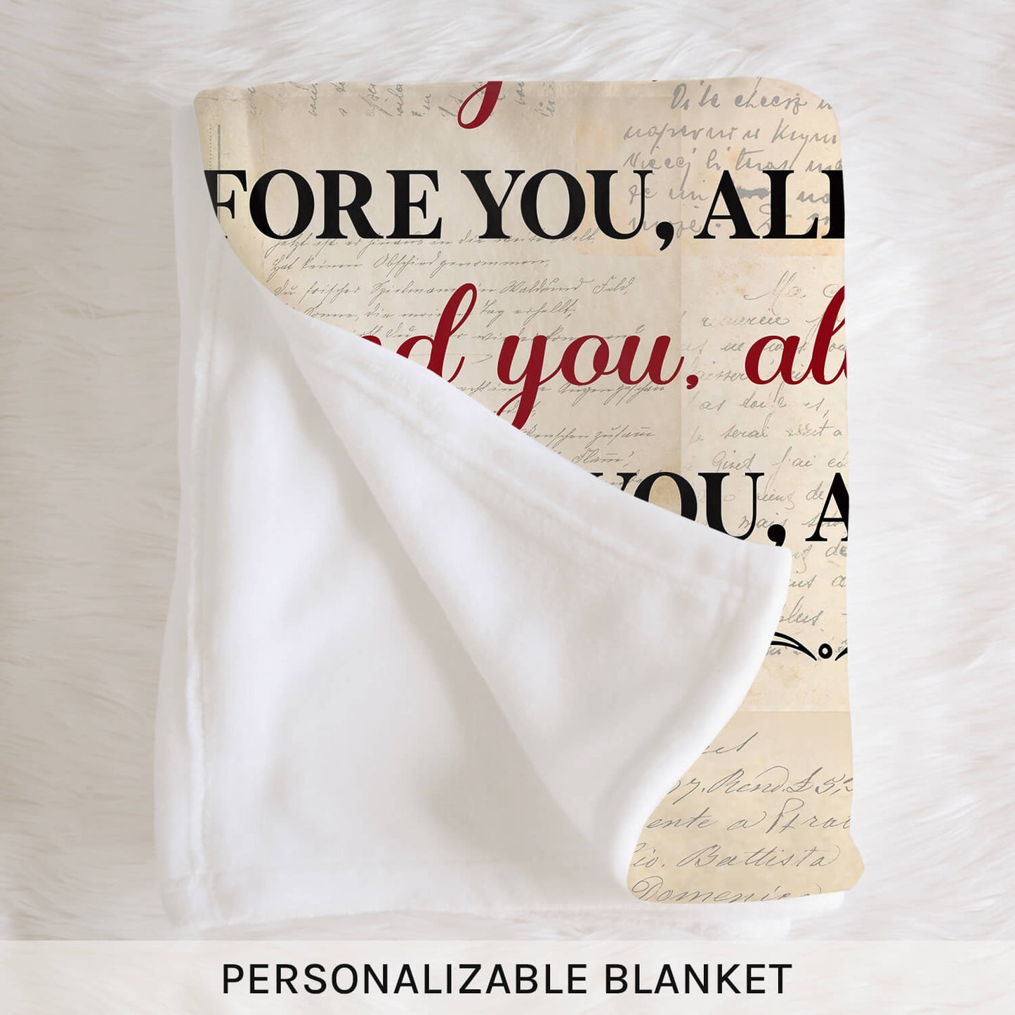 You Have Been Loved For 40 Years - Personalized 40th Birthday gift For 40 Year Old Women - Custom Blanket - MyMindfulGifts