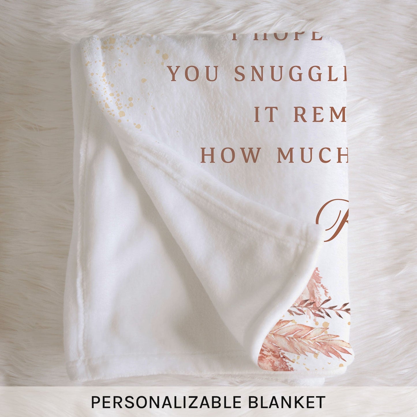 I Hope Everytime You Snuggle This Blanket - Personalized  gift For Mother In Law - Custom Blanket - MyMindfulGifts