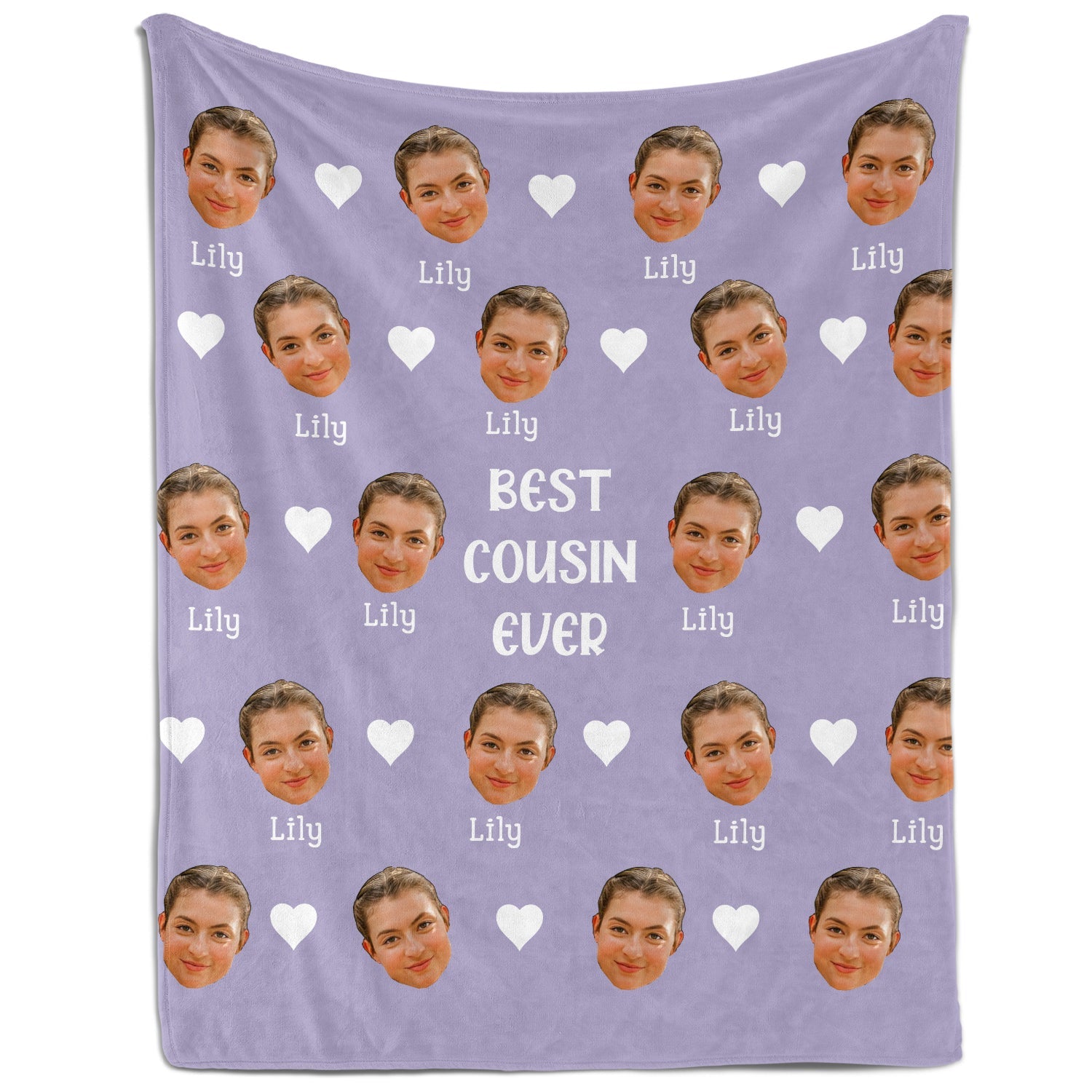 Best Cousin Ever - Personalized  gift For Cousin - Custom Blanket - MyMindfulGifts