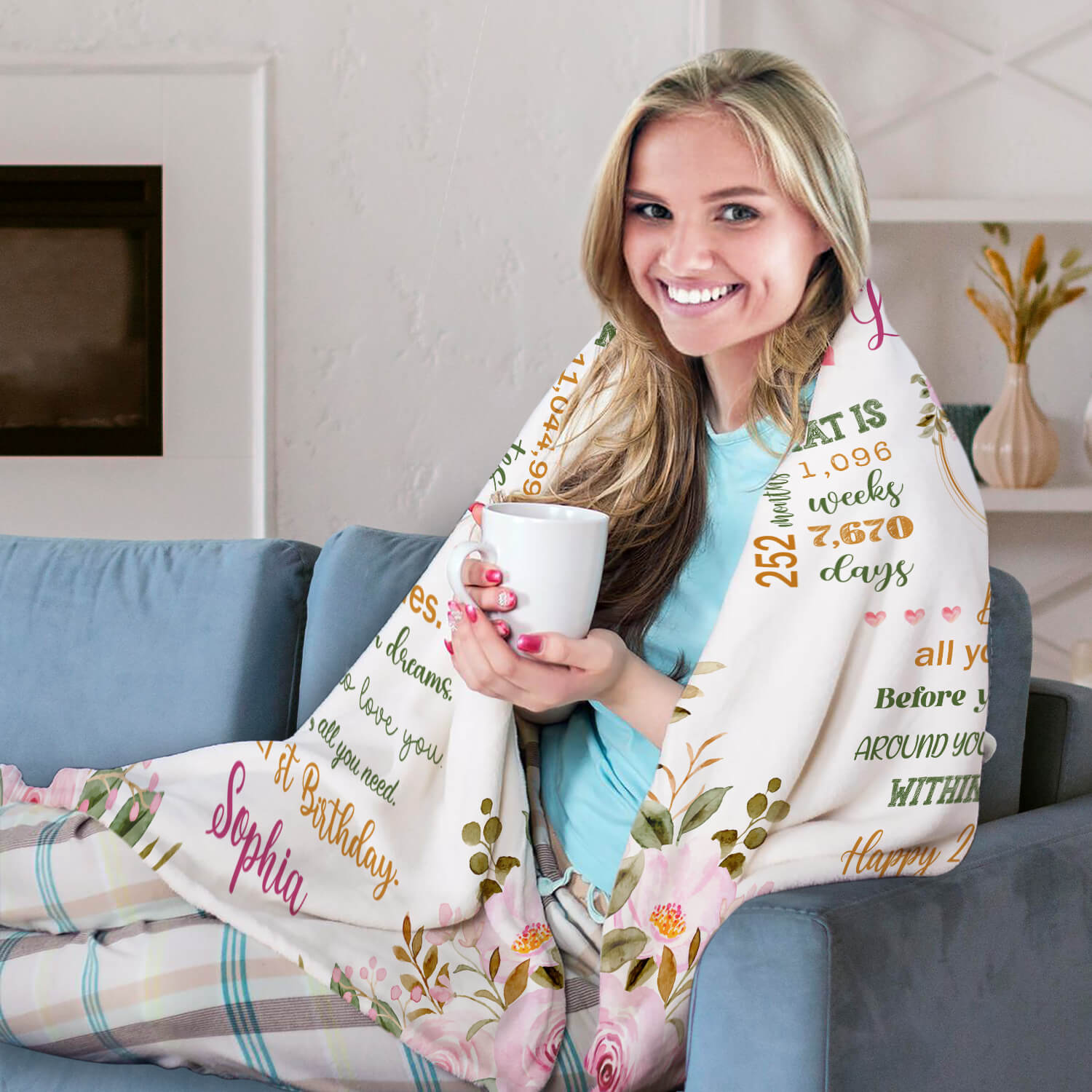 You Have Been Loved For 21 Years Personalized 21st Birthday gift