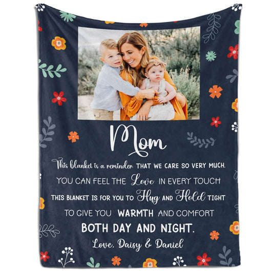 This Blanket Is For You - Personalized  gift For Mom - Custom Blanket - MyMindfulGifts