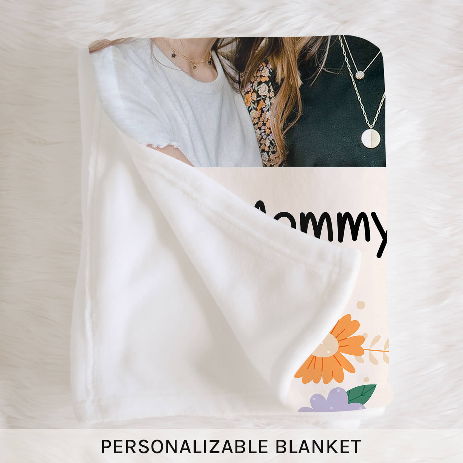 Everytime You Snuggle In This Blanket - Personalized  gift For Mom - Custom Blanket - MyMindfulGifts