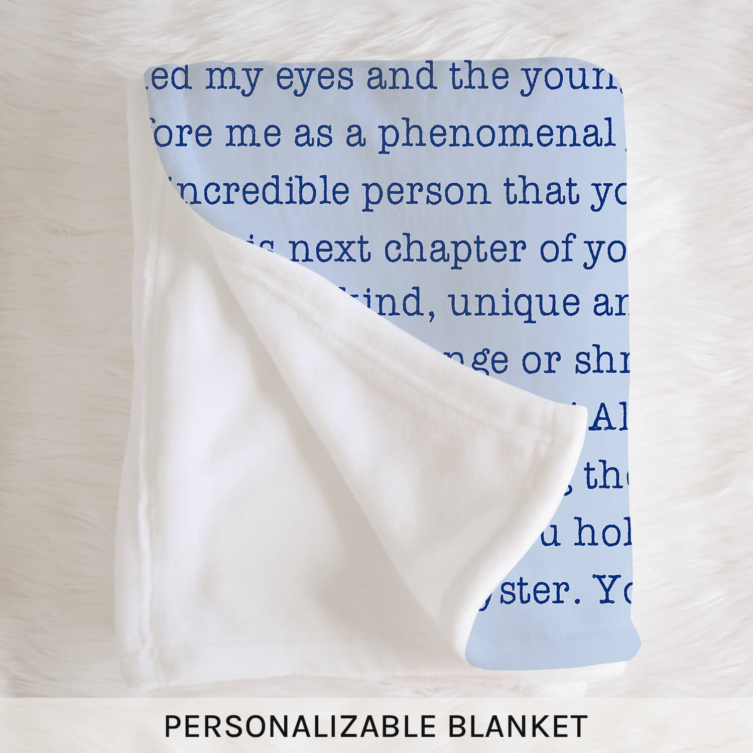 You're Officially A Teenager - Personalized  gift For 13 Year Old - Custom Blanket - MyMindfulGifts