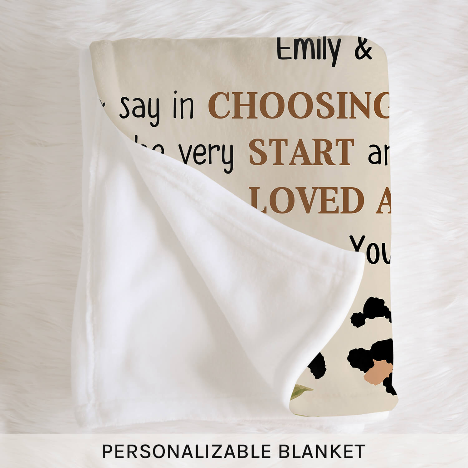 To My Special Aunt - Personalized  gift For Aunt - Custom Blanket - MyMindfulGifts