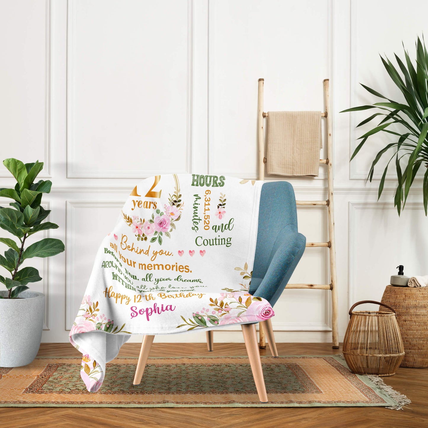 You've Been Loved For 12 Years Personalized 12th Birthday gift