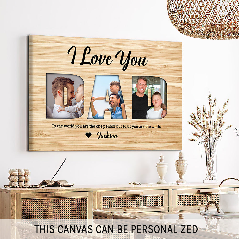 Amazon.com: Father's Day Gifts Custom Canvas Prints with Name, Family Hands  Print, Personalized Framed Wall Art for Dad, Daddy, Papa, Customized Gift  from Daughter, Son, kids : Everything Else