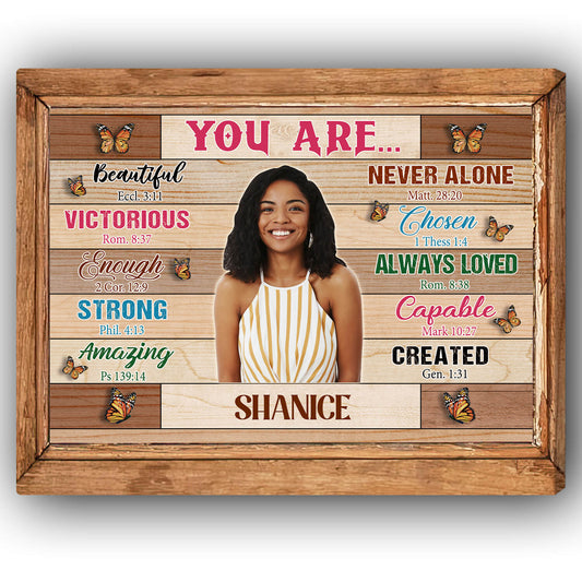 You Are - Personalized  gift For Friends - Custom Canvas Print - MyMindfulGifts