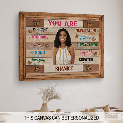 You Are - Personalized  gift For Friends - Custom Canvas Print - MyMindfulGifts