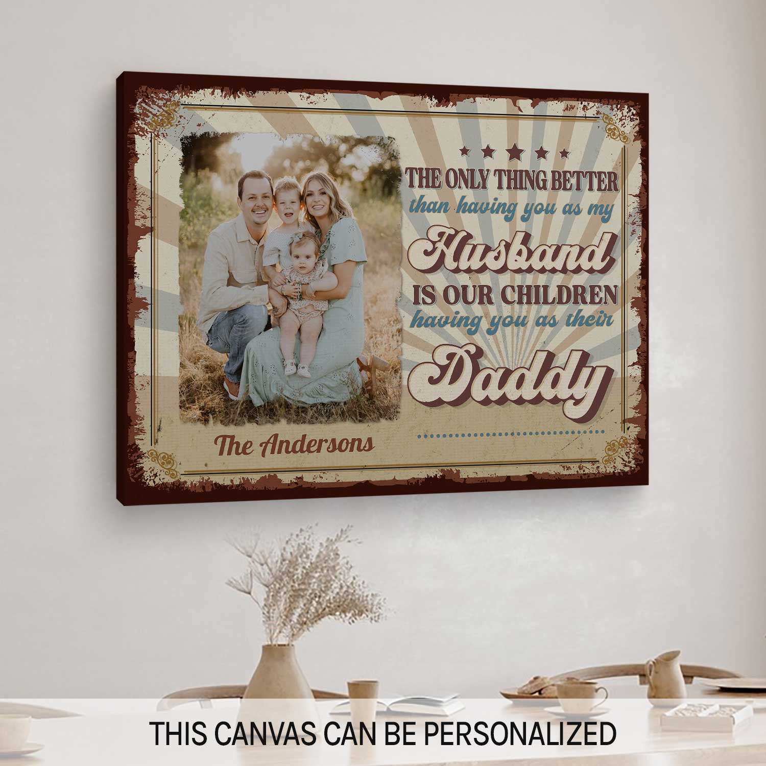 The Only Thing Better Than Having You As My Husband - Personalized  gift For Husband - Custom Canvas Print - MyMindfulGifts