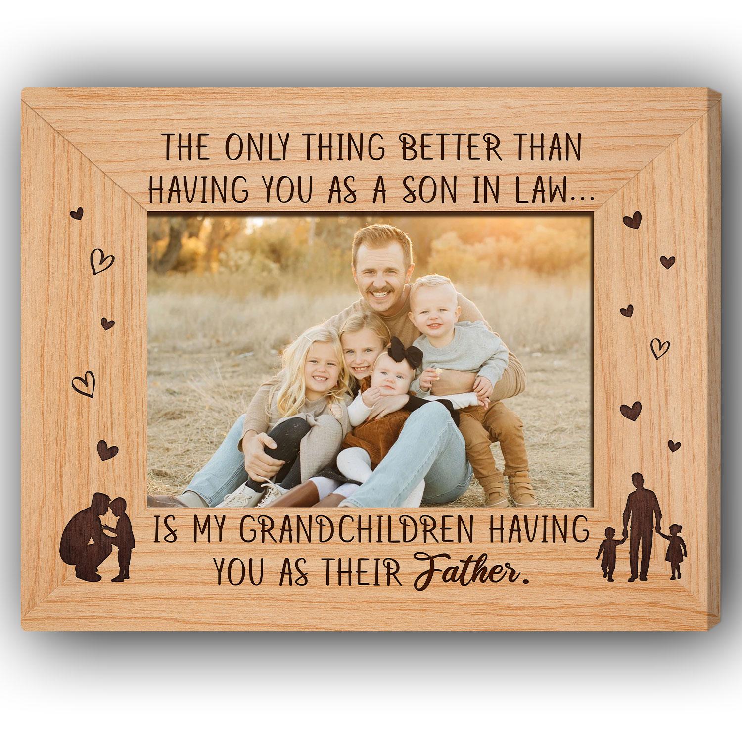 The Only Thing Better Than Having You As A Son In Law - Personalized  gift For Son In Law - Custom Canvas Print - MyMindfulGifts