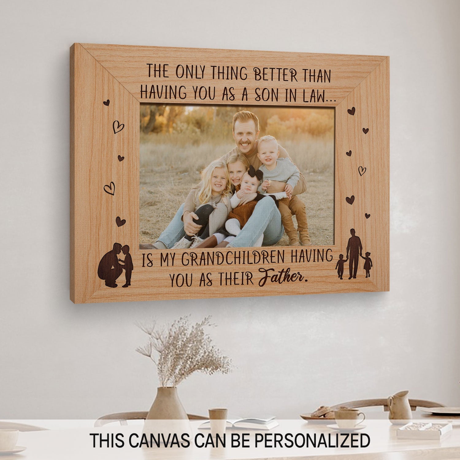 The Only Thing Better Than Having You As A Son In Law - Personalized  gift For Son In Law - Custom Canvas Print - MyMindfulGifts