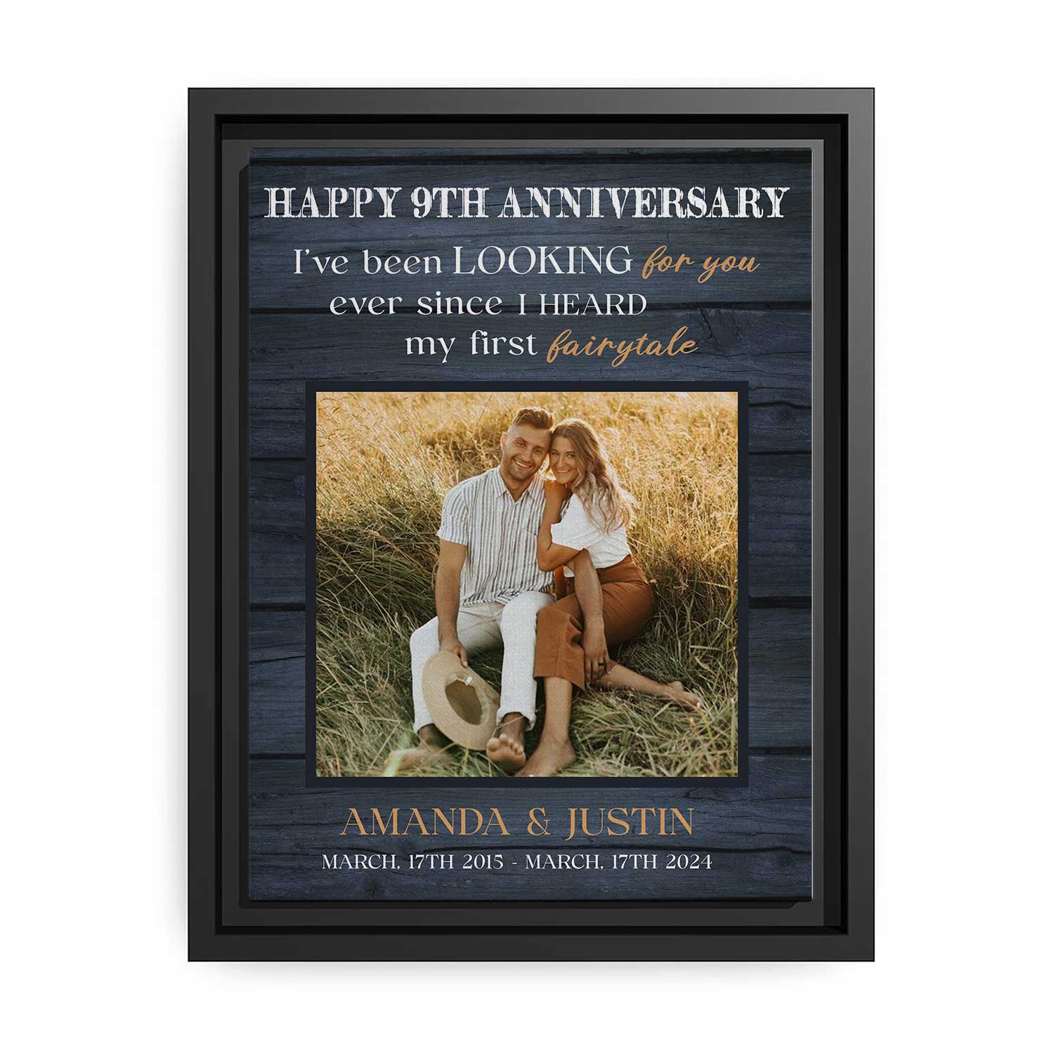 I've Been Loking For You - Personalized 9 Year Anniversary gift