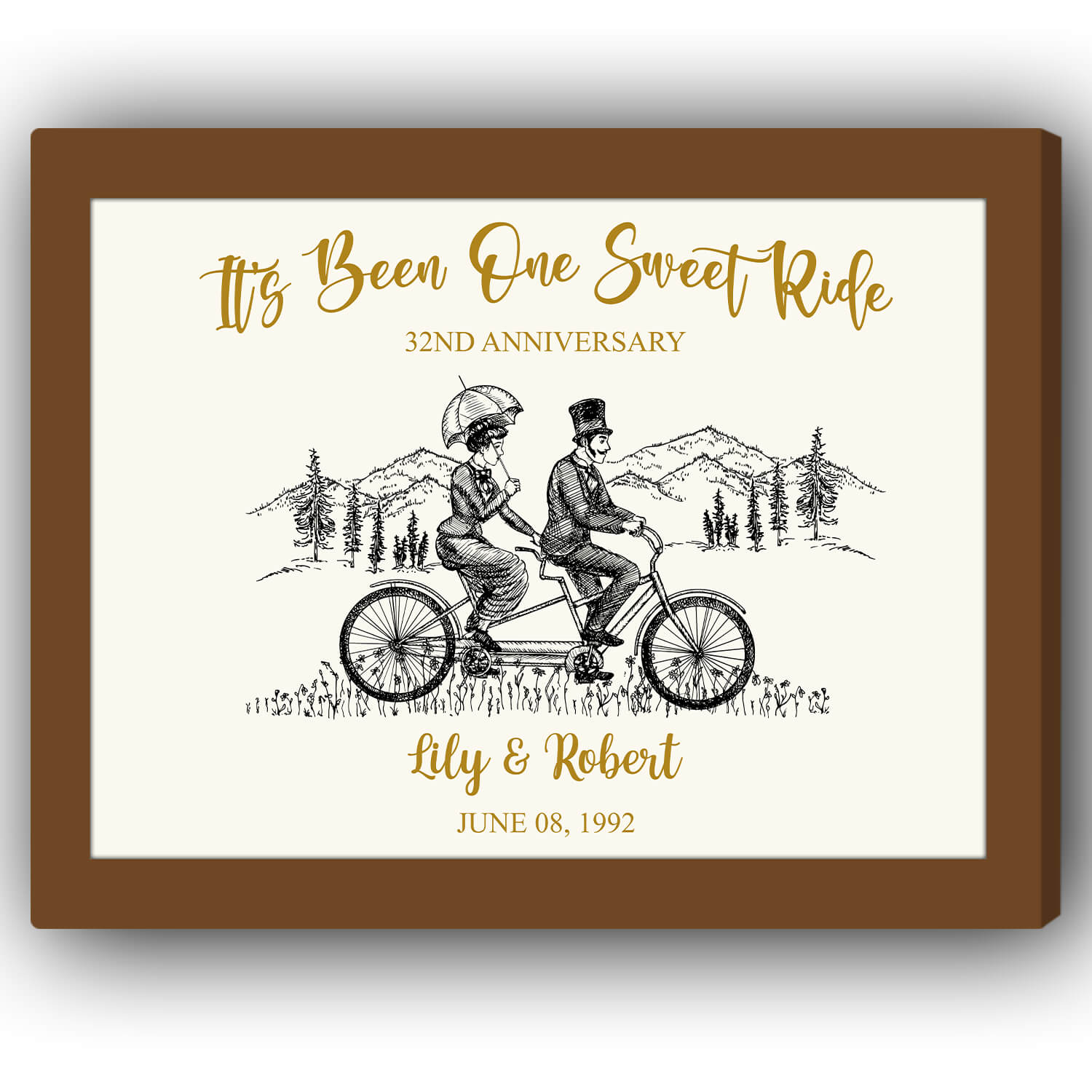 It's Been One Sweet Ride - Personalized 32 Year Anniversary gift For P ...