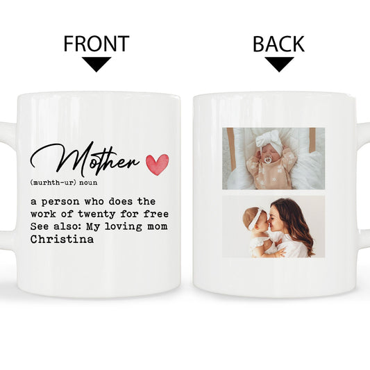 Mother - Personalized Mother's Day, Birthday, Valentine's Day or Christmas gift For Mom - Custom Mug - MyMindfulGifts