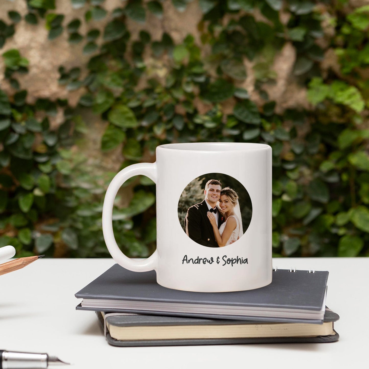 Endless Love, Happiness And Crazy Adventures Together - Personalized Wedding or Anniversary gift For Friends, Siblings, Children and Inlaws - Custom Mug - MyMindfulGifts