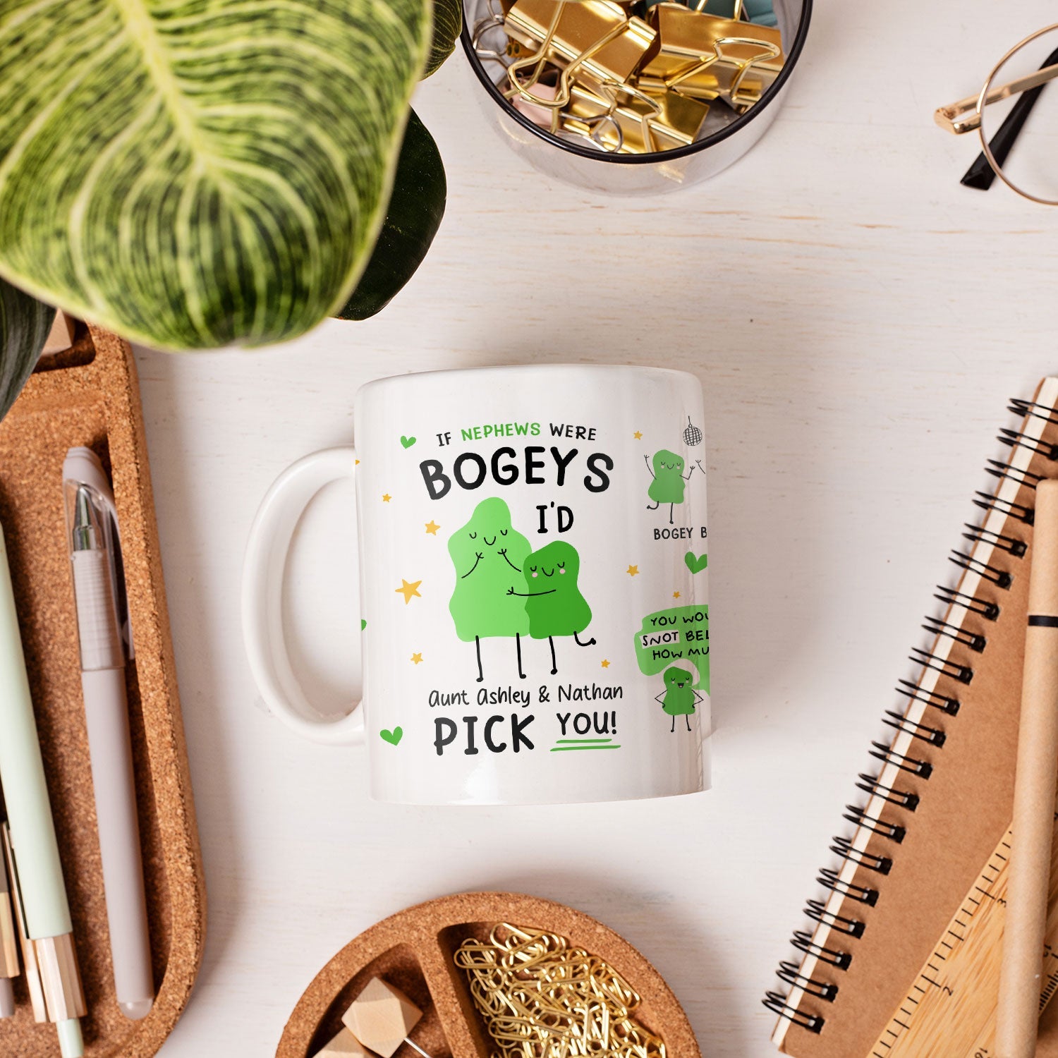 If Nephews Were Bogeys, I'd Pick You - Personalized  gift For Nephew - Custom Mug - MyMindfulGifts