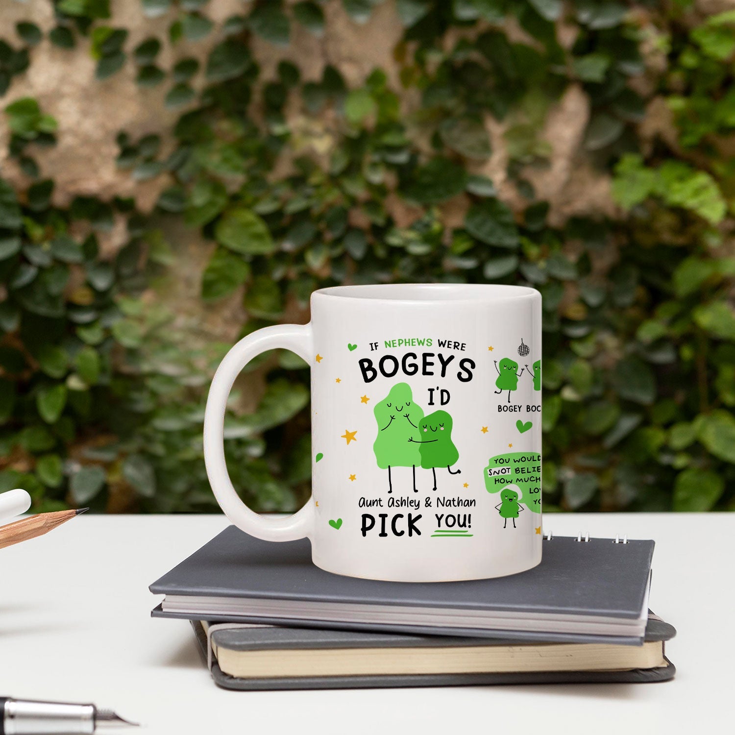 If Nephews Were Bogeys, I'd Pick You - Personalized  gift For Nephew - Custom Mug - MyMindfulGifts