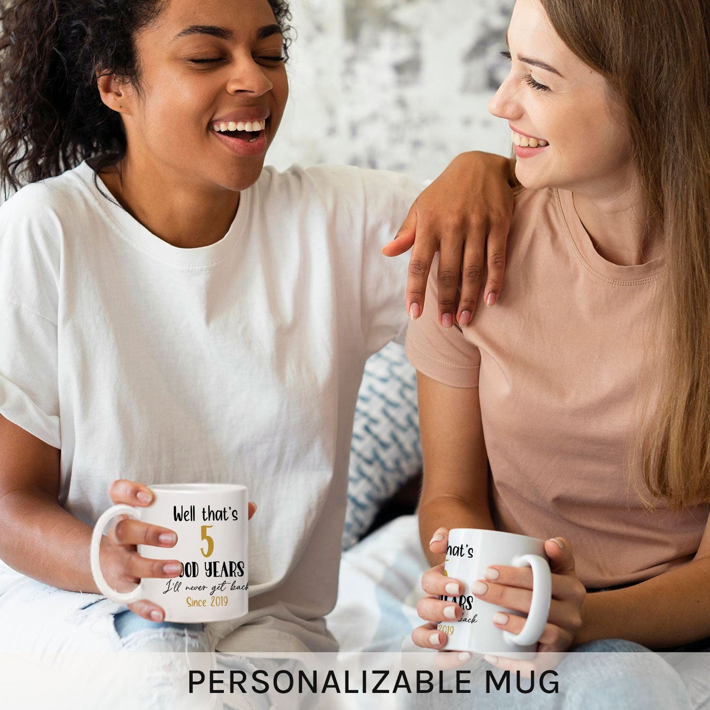 That's 5 Good Years I'll Never Get Back - Personalized  gift For Coworker or Employee - Custom Mug - MyMindfulGifts