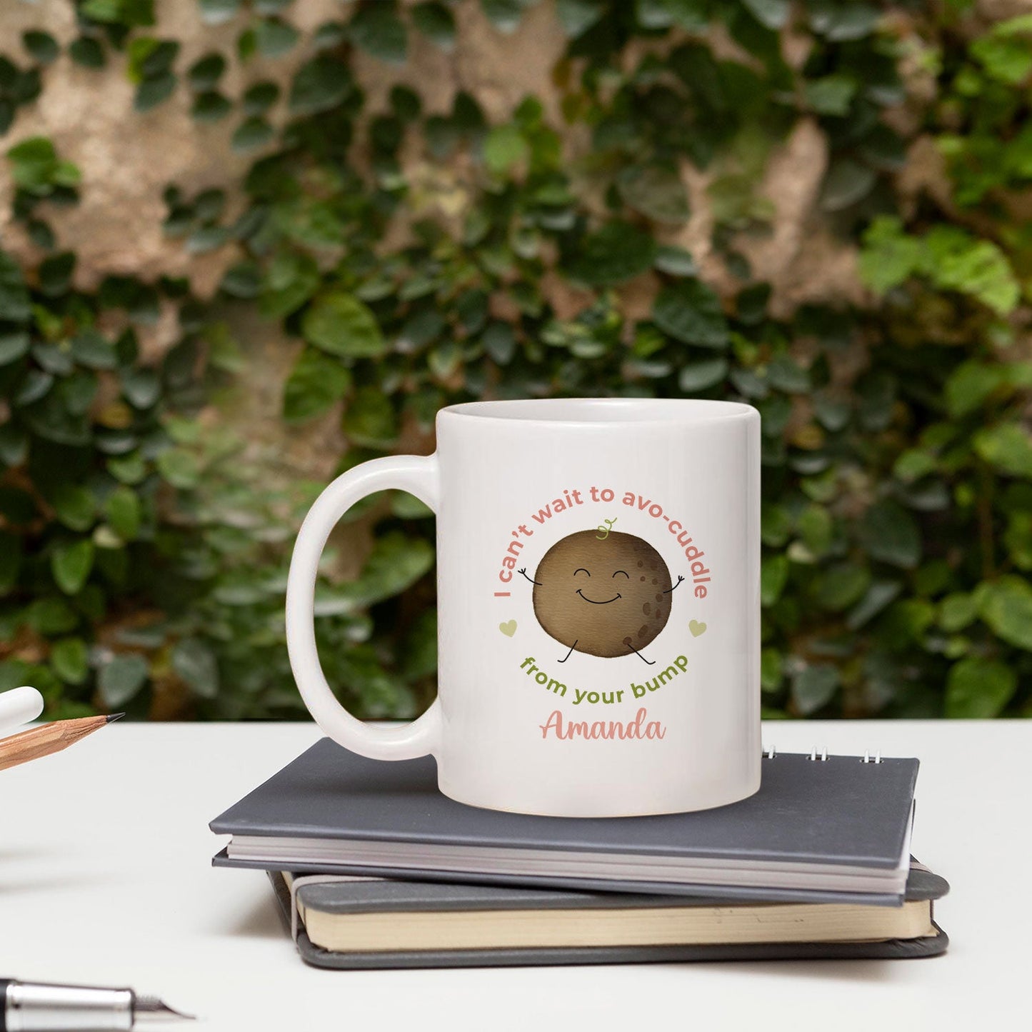 Mamacado - Personalized  gift For Mom To Be - Custom Mug - MyMindfulGifts