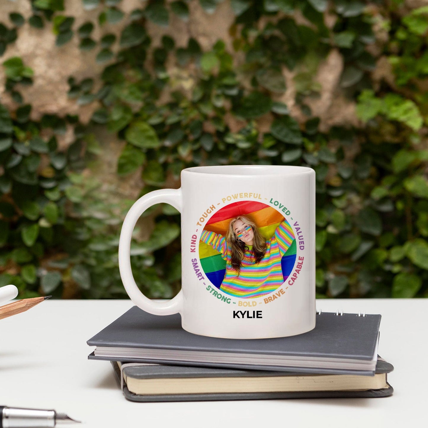 You Are Enough - Personalized  gift For LGBT - Custom Mug - MyMindfulGifts