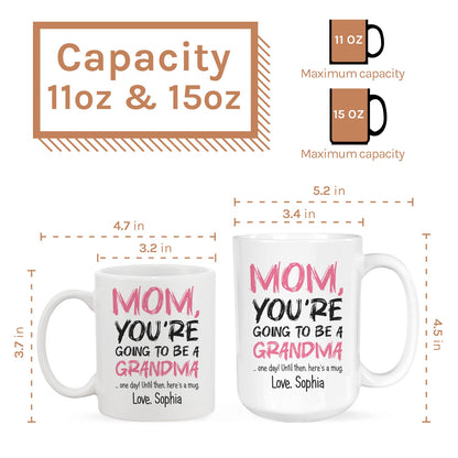 You're Going To Be A Grandma One Day - Personalized  gift For Mom - Custom Mug - MyMindfulGifts