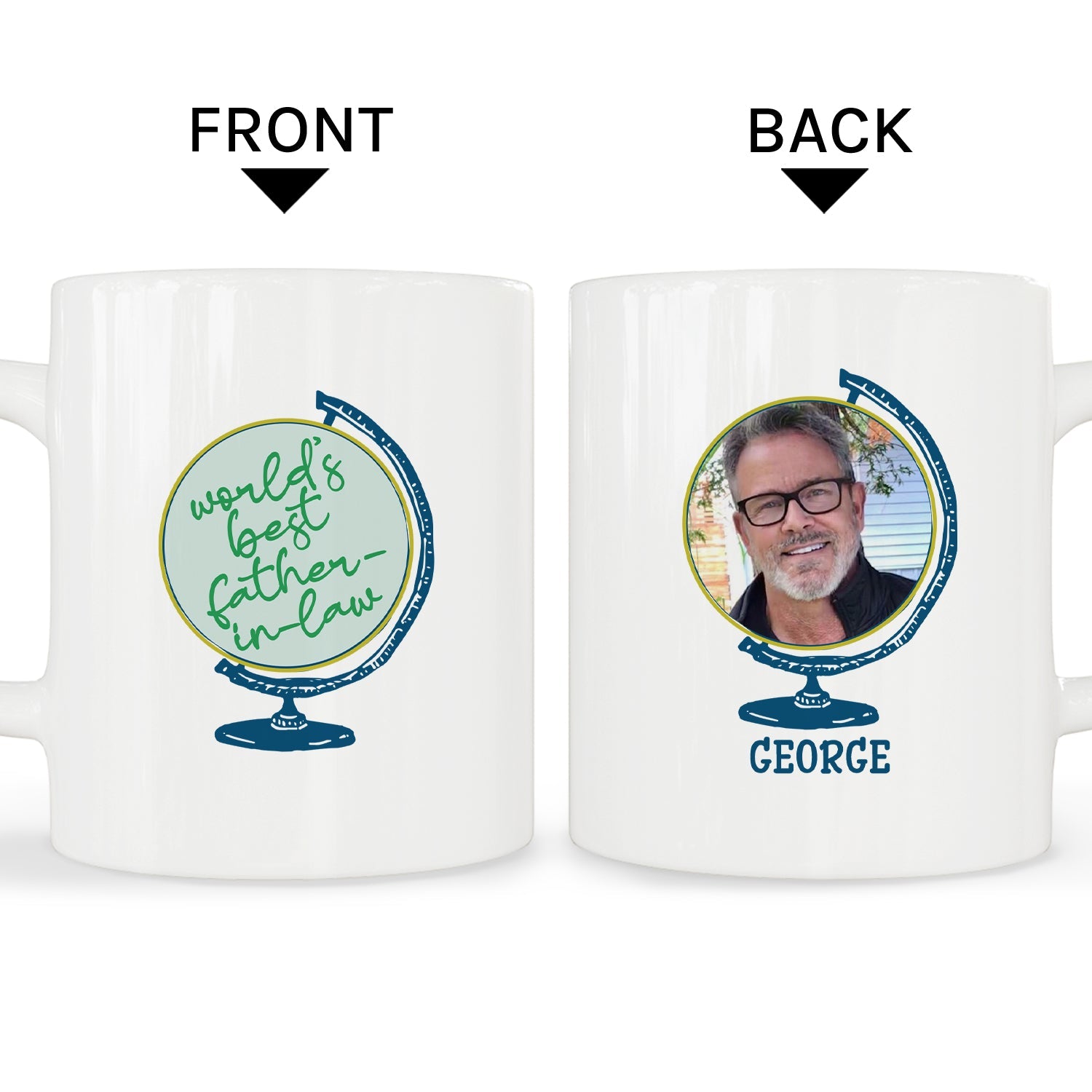 World's Best Father In Law - Personalized  gift For Father In Law - Custom Mug - MyMindfulGifts