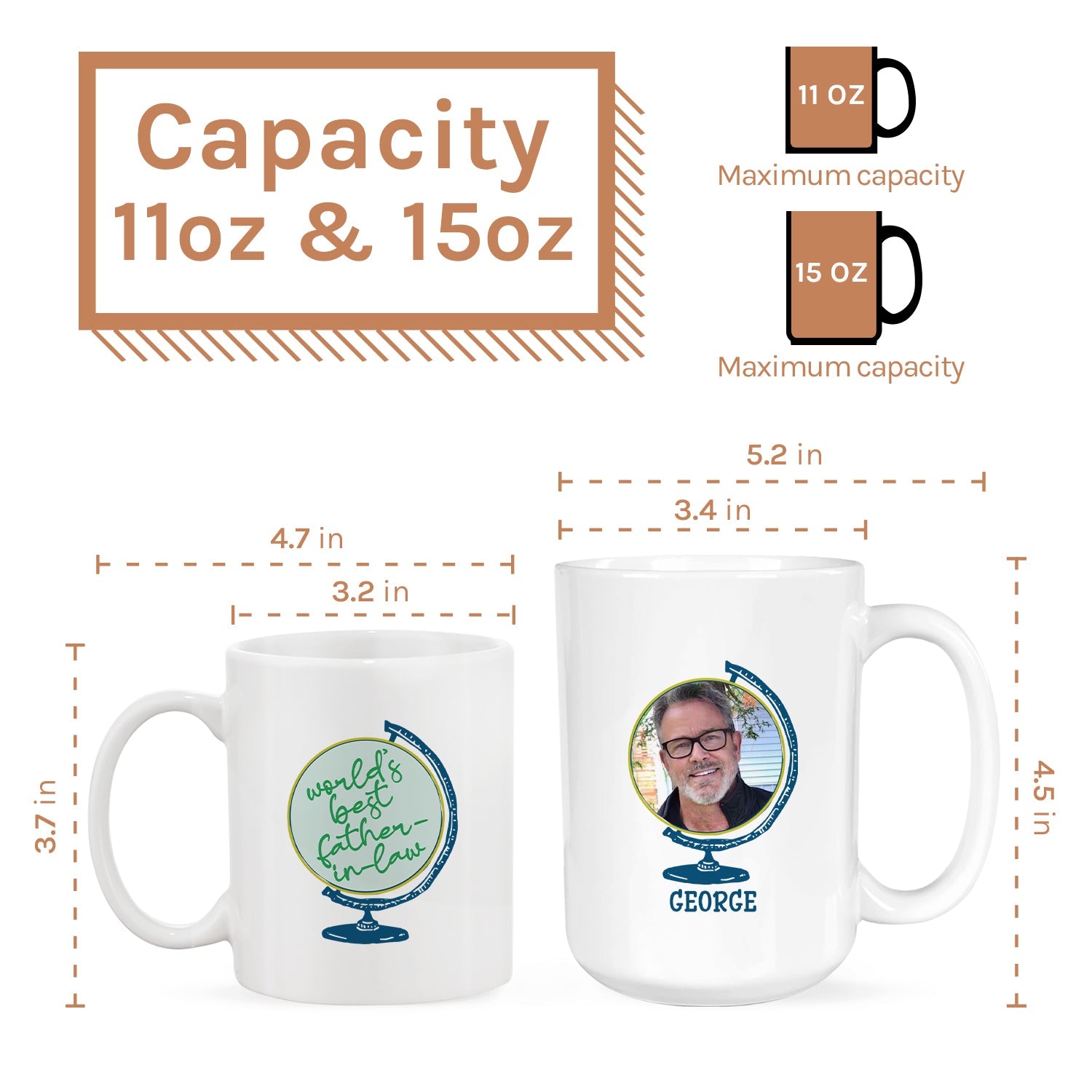 World's Best Father In Law - Personalized  gift For Father In Law - Custom Mug - MyMindfulGifts
