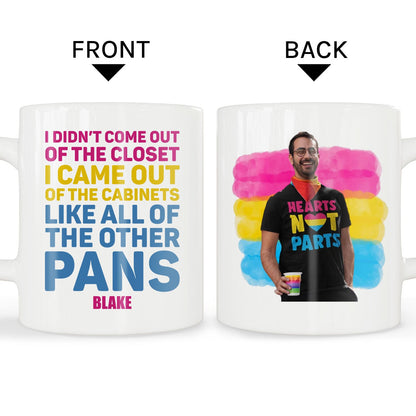 Like All The Other Pans - Personalized  gift For Pansexual - Custom Mug - MyMindfulGifts