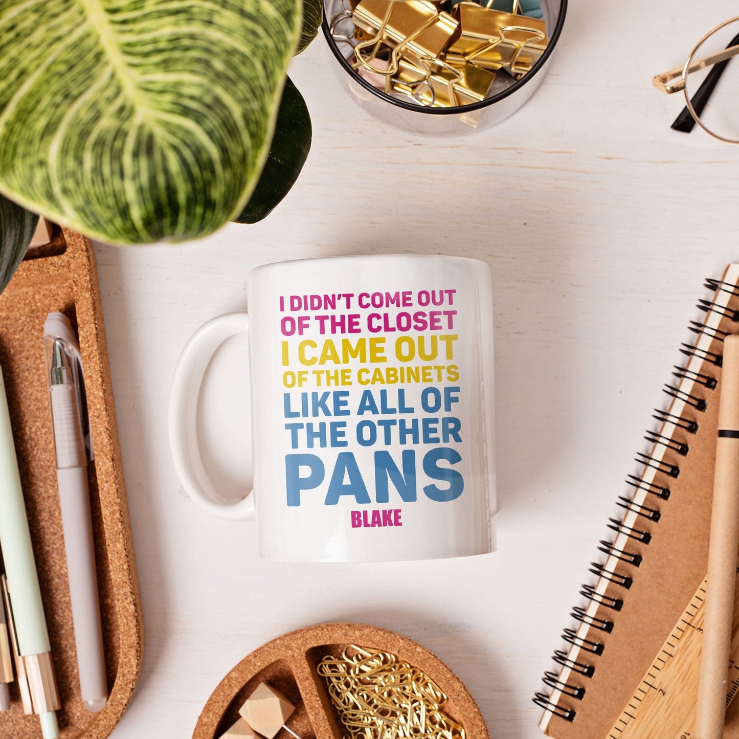 Like All The Other Pans - Personalized  gift For Pansexual - Custom Mug - MyMindfulGifts