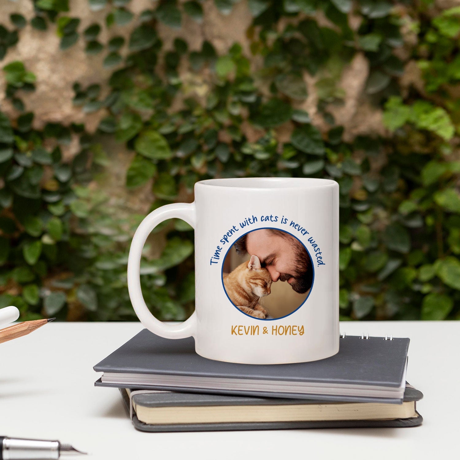 Best Cat Dad - Personalized  gift For Cat Dad - Custom Mug - MyMindfulGifts