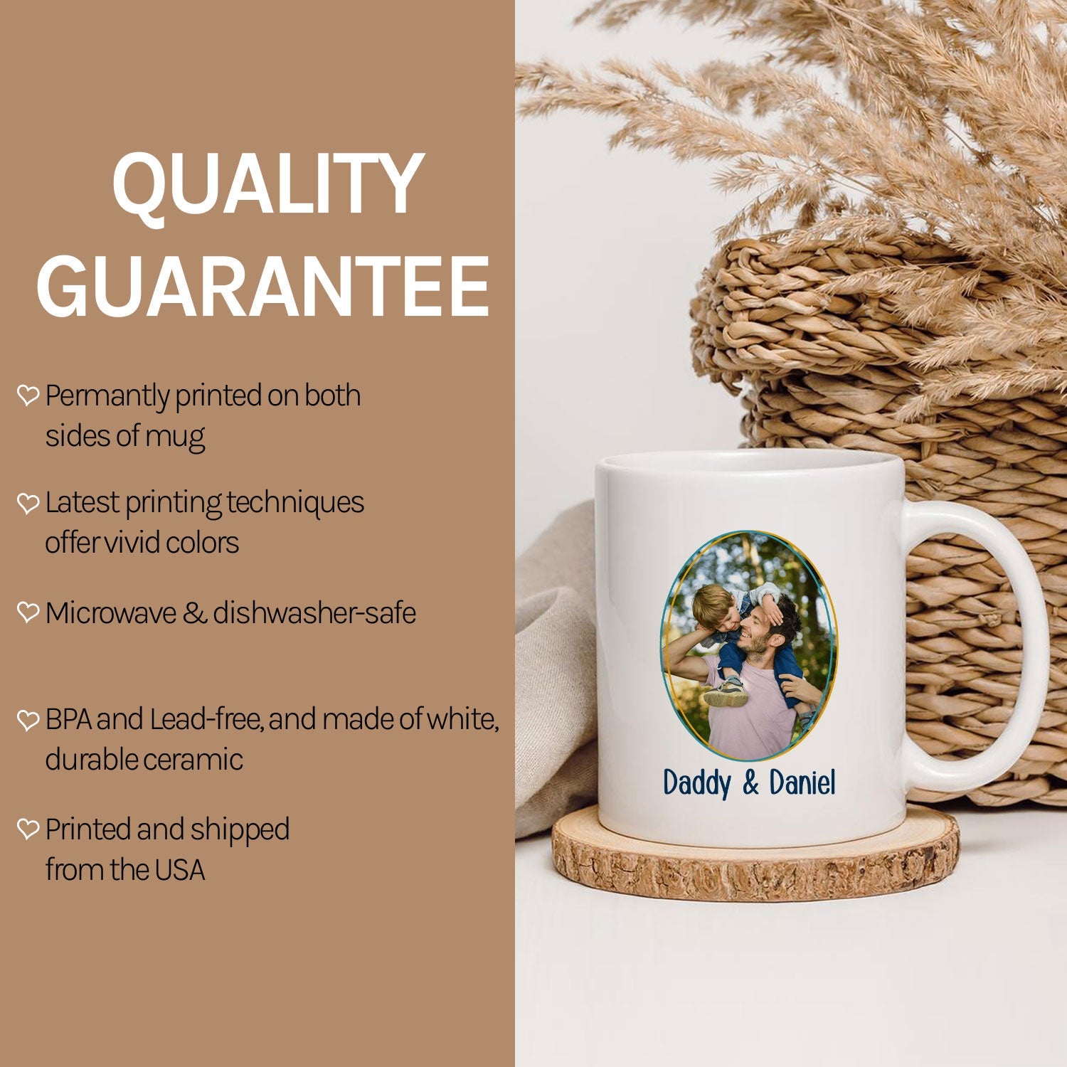 Like Father Like Son - Personalized  gift Father Son - Custom Mug - MyMindfulGifts