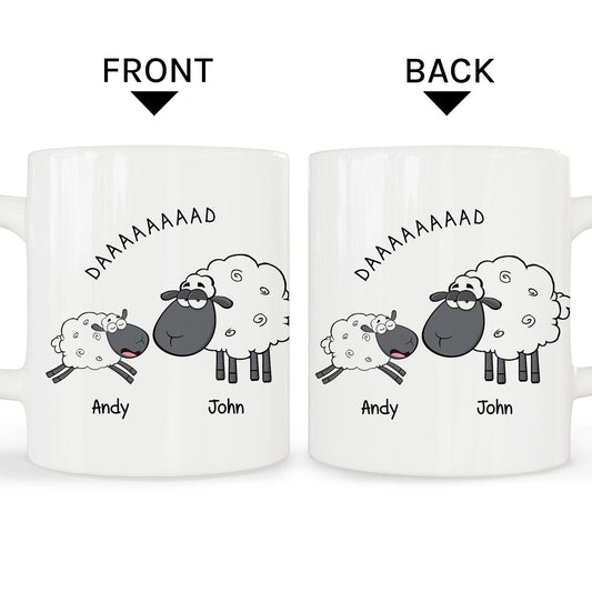 DAAAAAAAAD - Personalized  gift For Dad - Custom Mug - MyMindfulGifts