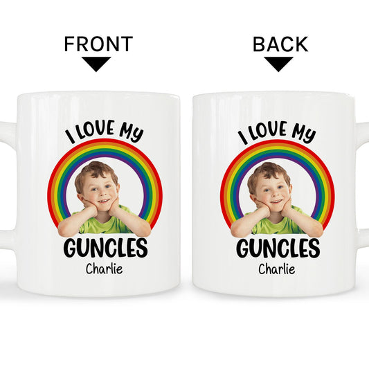 I Love My Guncles - Personalized  gift For Gay Uncles - Custom Mug - MyMindfulGifts