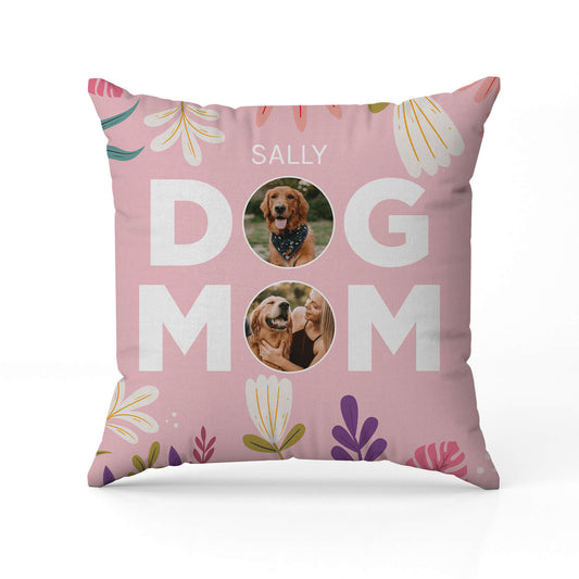 Dog Mom - Personalized Mother's Day, Birthday, Valentine's Day or Christmas gift For Dog Mom - Custom Pillow - MyMindfulGifts