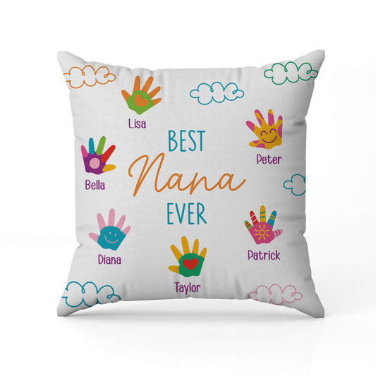 Best Nana Ever - Personalized Mother's Day, Birthday, Valentine's Day or Christmas gift For Grandma - Custom Pillow - MyMindfulGifts