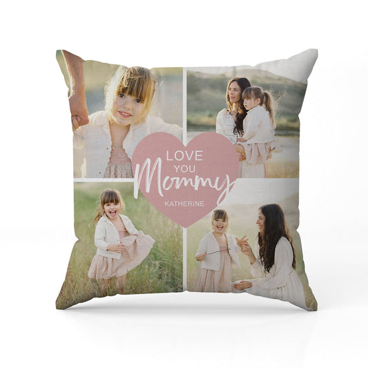 Love You Mommy - Personalized Mother's Day, Birthday, Valentine's Day or Christmas gift For Mom - Custom Pillow - MyMindfulGifts