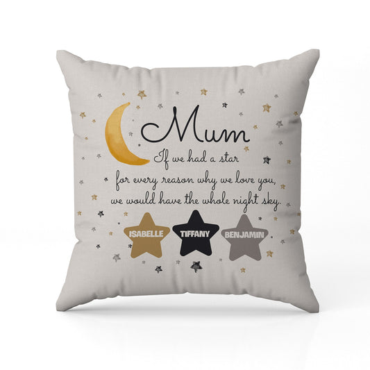 If We Had A Star For Every Reason We Love You - Personalized  gift For Mom - Custom Pillow - MyMindfulGifts