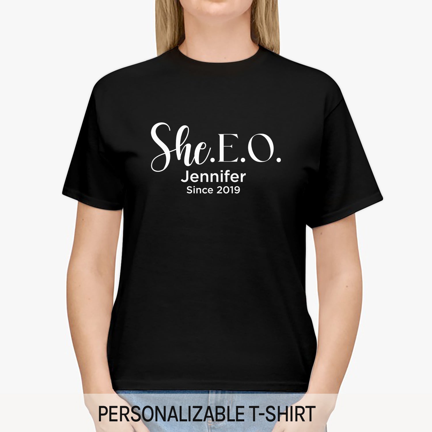 She.E.O - Personalized Birthday or Christmas gift For Startup Founder - Custom Tshirt - MyMindfulGifts