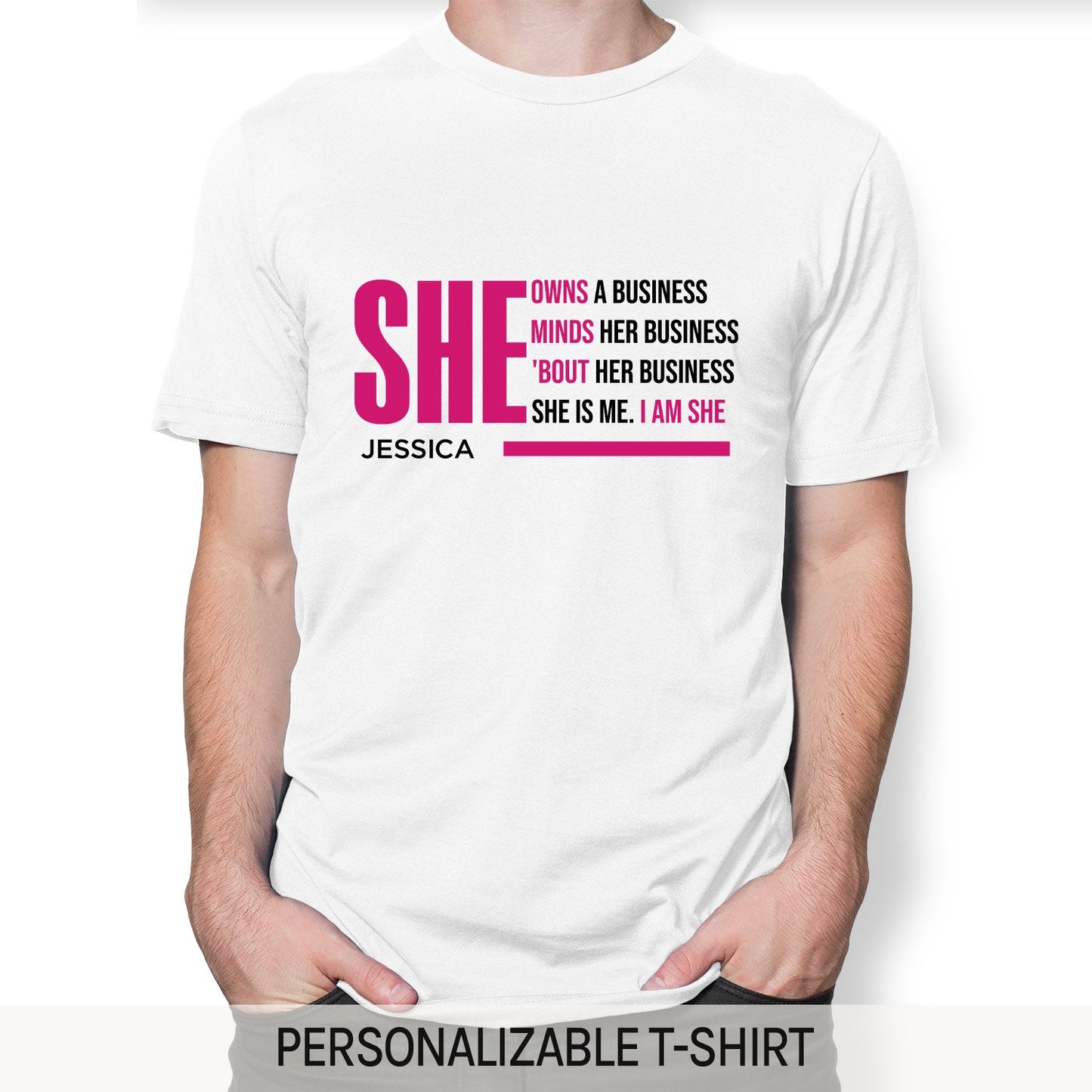 I Am - Personalized Birthday or Christmas gift For Startup Founder - Custom Tshirt - MyMindfulGifts