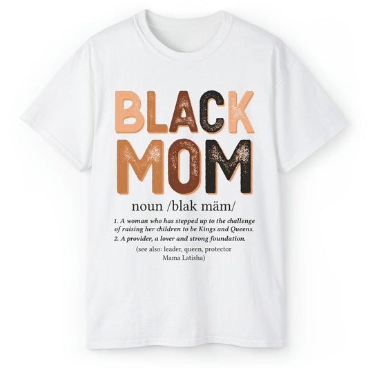 Black Mom - Personalized  gift For Black Mom - Custom Tshirt - MyMindfulGifts