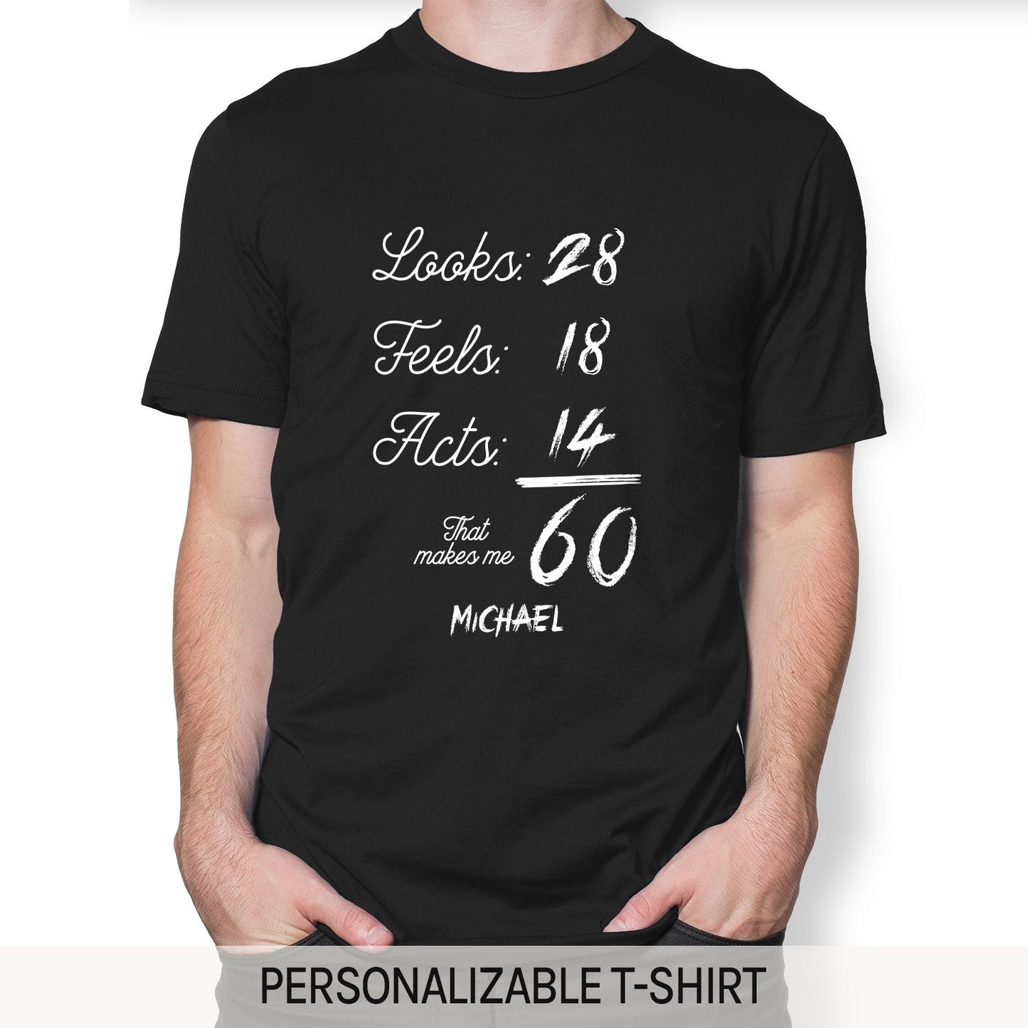 That Makes Me 60 - Personalized 60th Birthday gift For 60 Year Old - Custom Tshirt - MyMindfulGifts