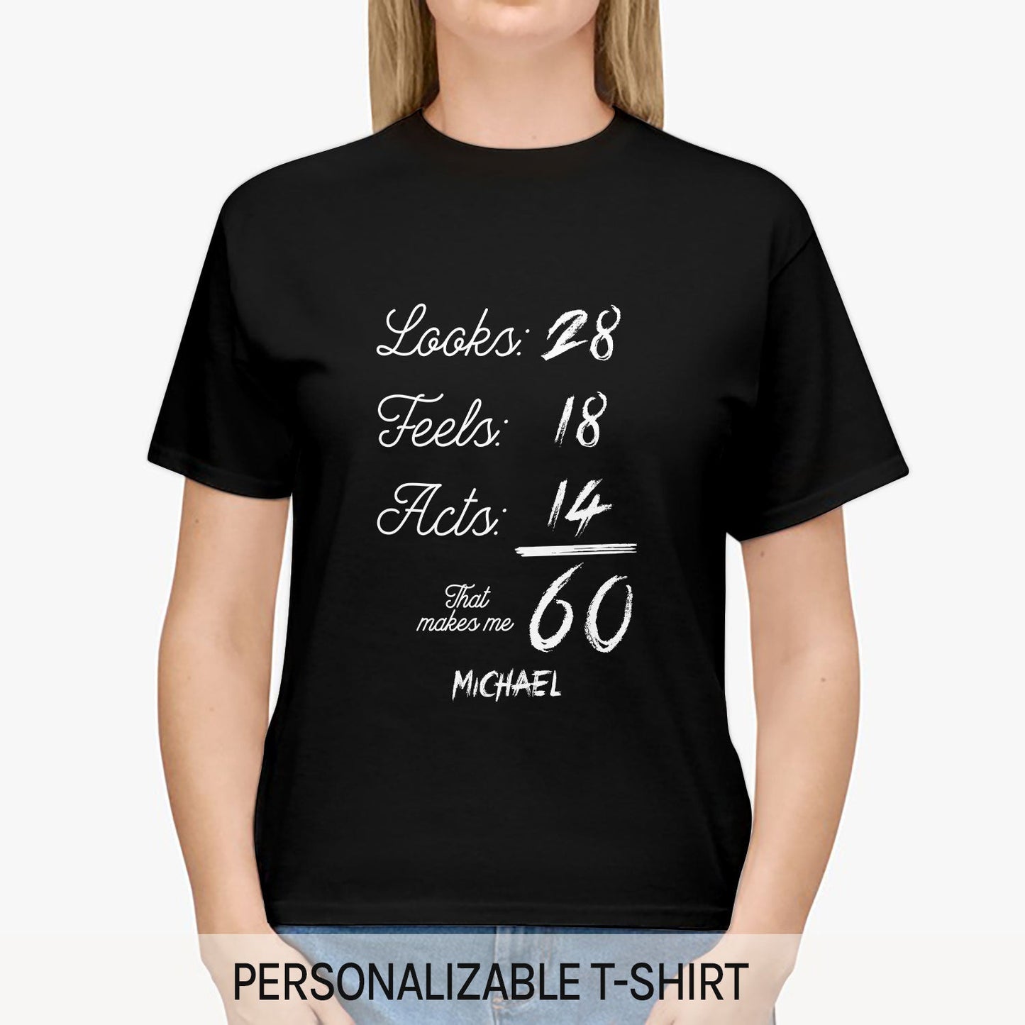 That Makes Me 60 - Personalized 60th Birthday gift For 60 Year Old - Custom Tshirt - MyMindfulGifts