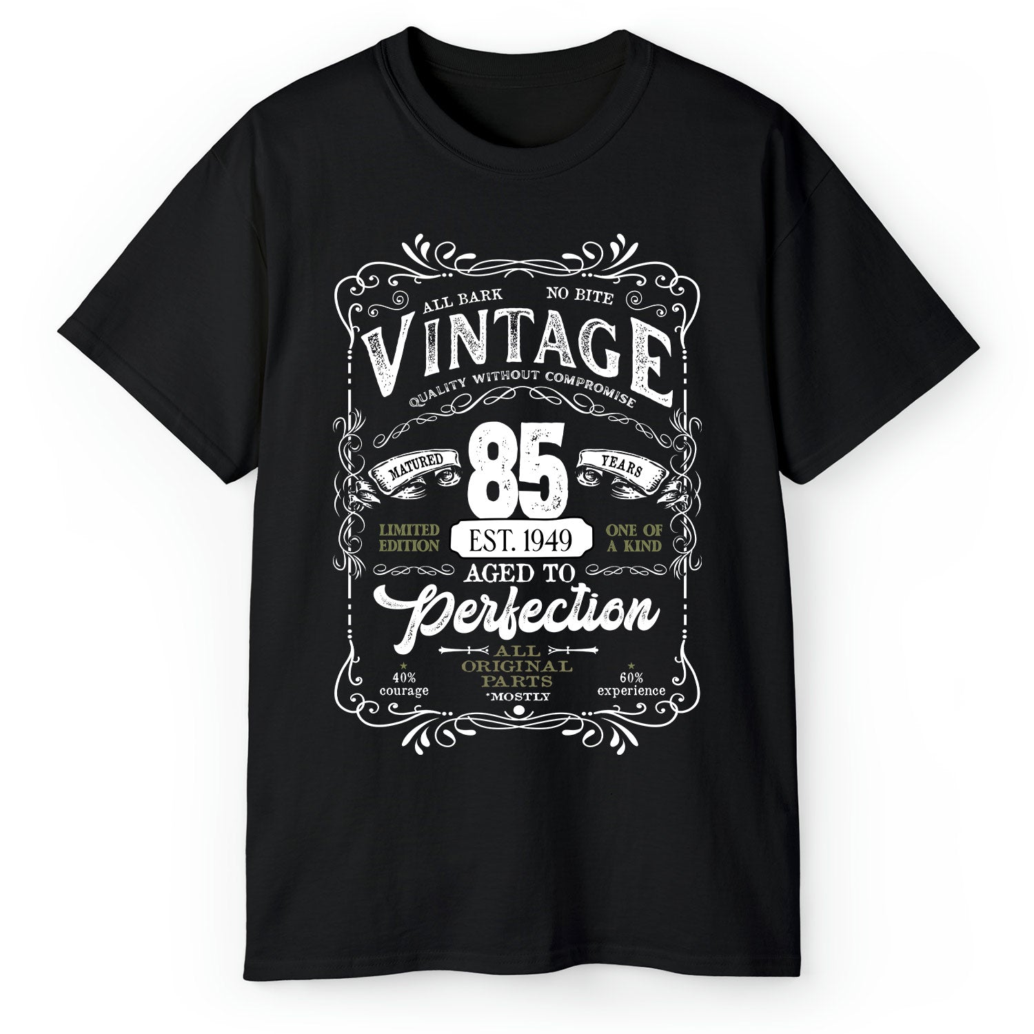 Matured 85 Years - Personalized 85th Birthday gift For 85 Year Old - Custom Tshirt - MyMindfulGifts