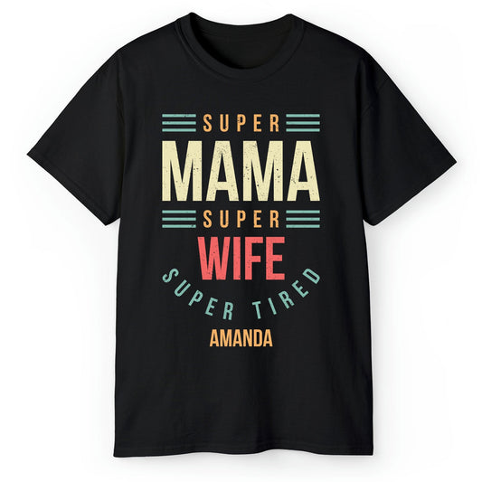 Mom Motherhood - Personalized  gift For Mom - Custom Tshirt - MyMindfulGifts